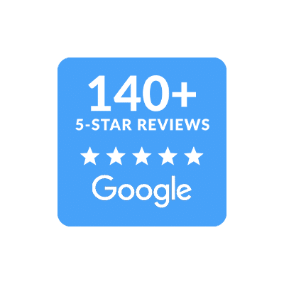 140+ 5-Star Google Reviews